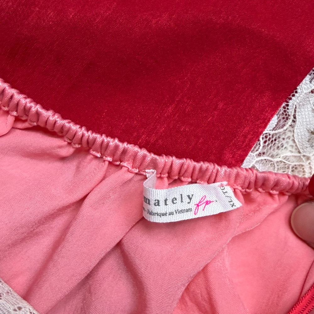 NEW FREE PEOPLE some kind of love maxi slips in sweetie pink, XL - Picture 8 of 8